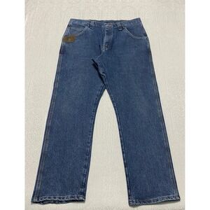 Wrangler Riggs Workwear Men's Jeans Size 36×30 Blue‎ Straight Advanced Comfort